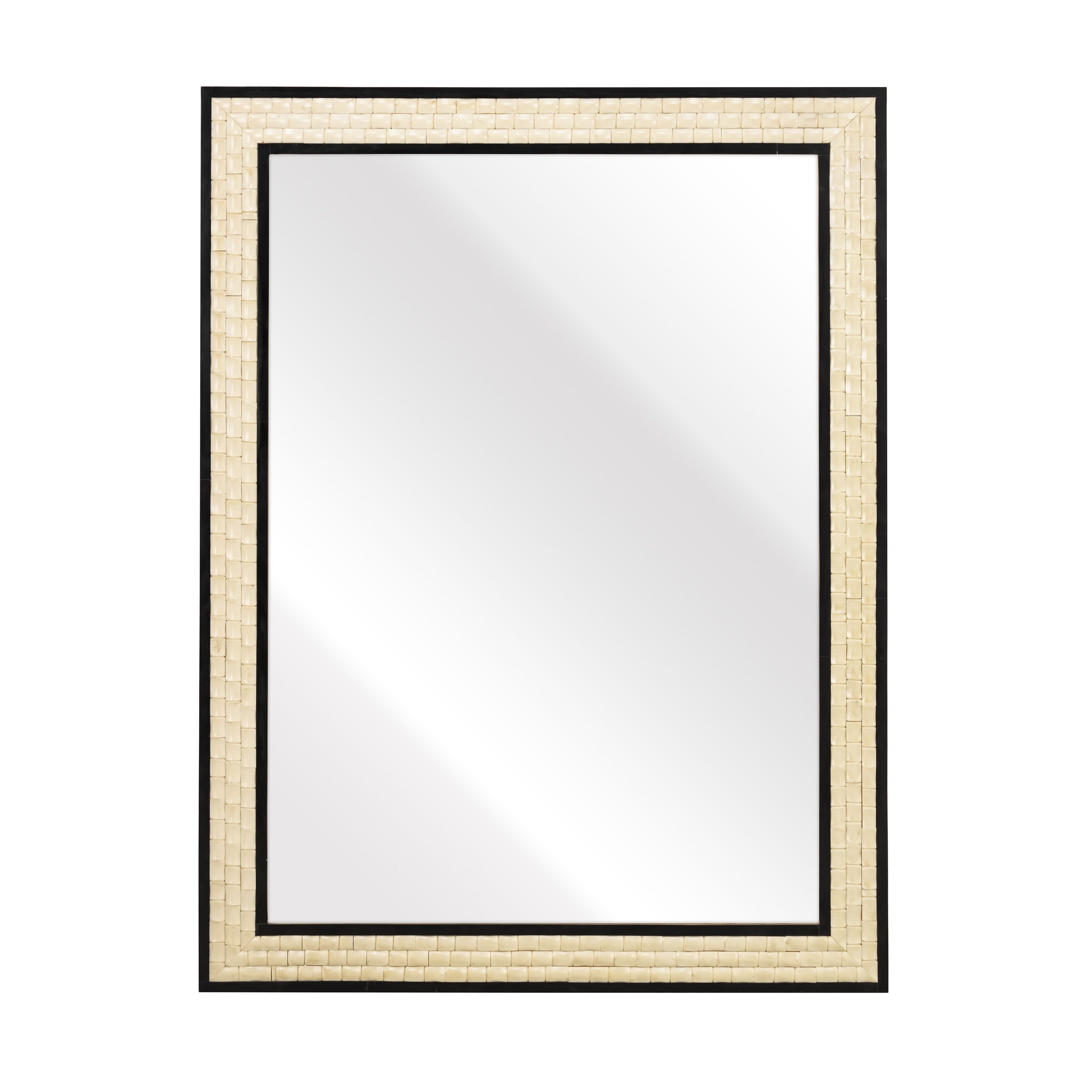 Atlas Sana Rectangular Tiled Mirror 40 Inch High