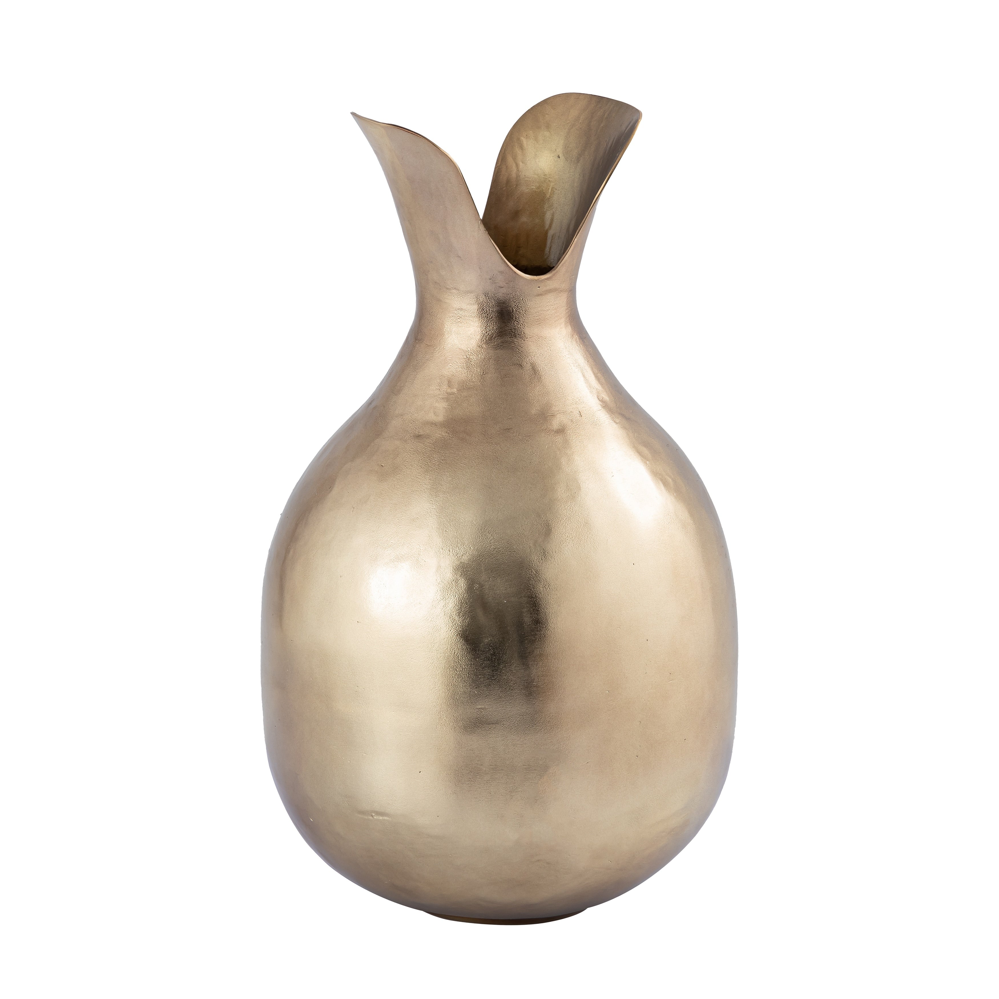 Atlas Shaffer Gourd Shaped Metal Vase