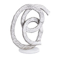Atlas Sherman Metal And Marble Sculpture