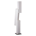 Atlas Tilt Floor Geometric Sculpture 67 Inch Tall