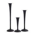 Atlas Trumpet Set Of 3 Tiered Candleholders 16 Inch Tall