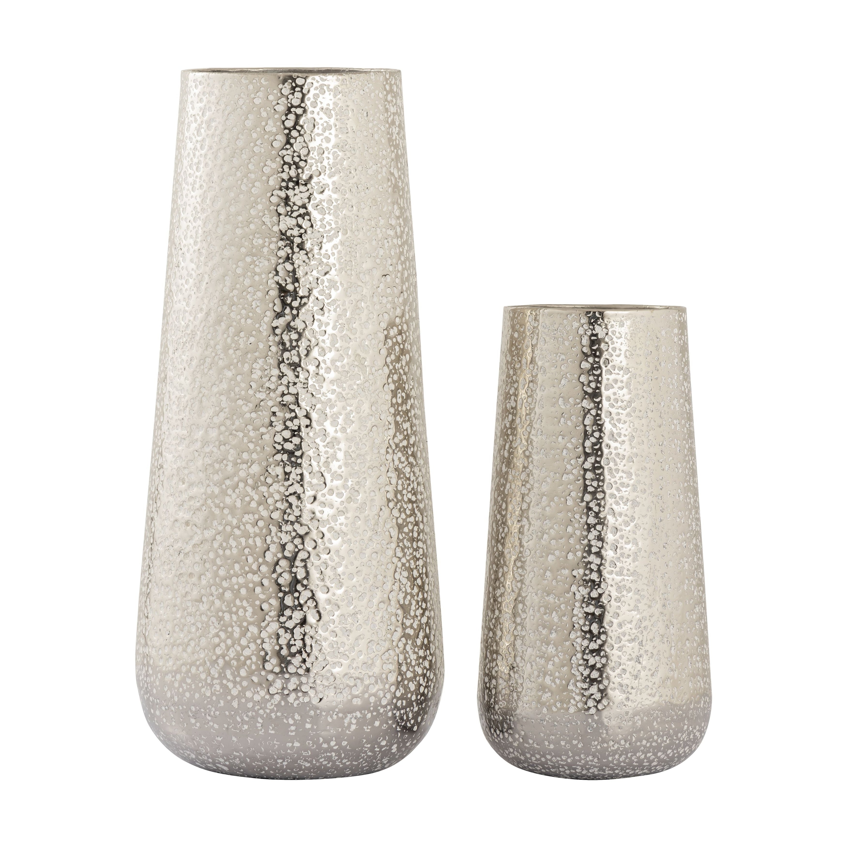 Atlas Willa Set Of 2 Overscale Metal Vases