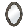Atlas Wood Framed Wall Mirror 28 Inch High