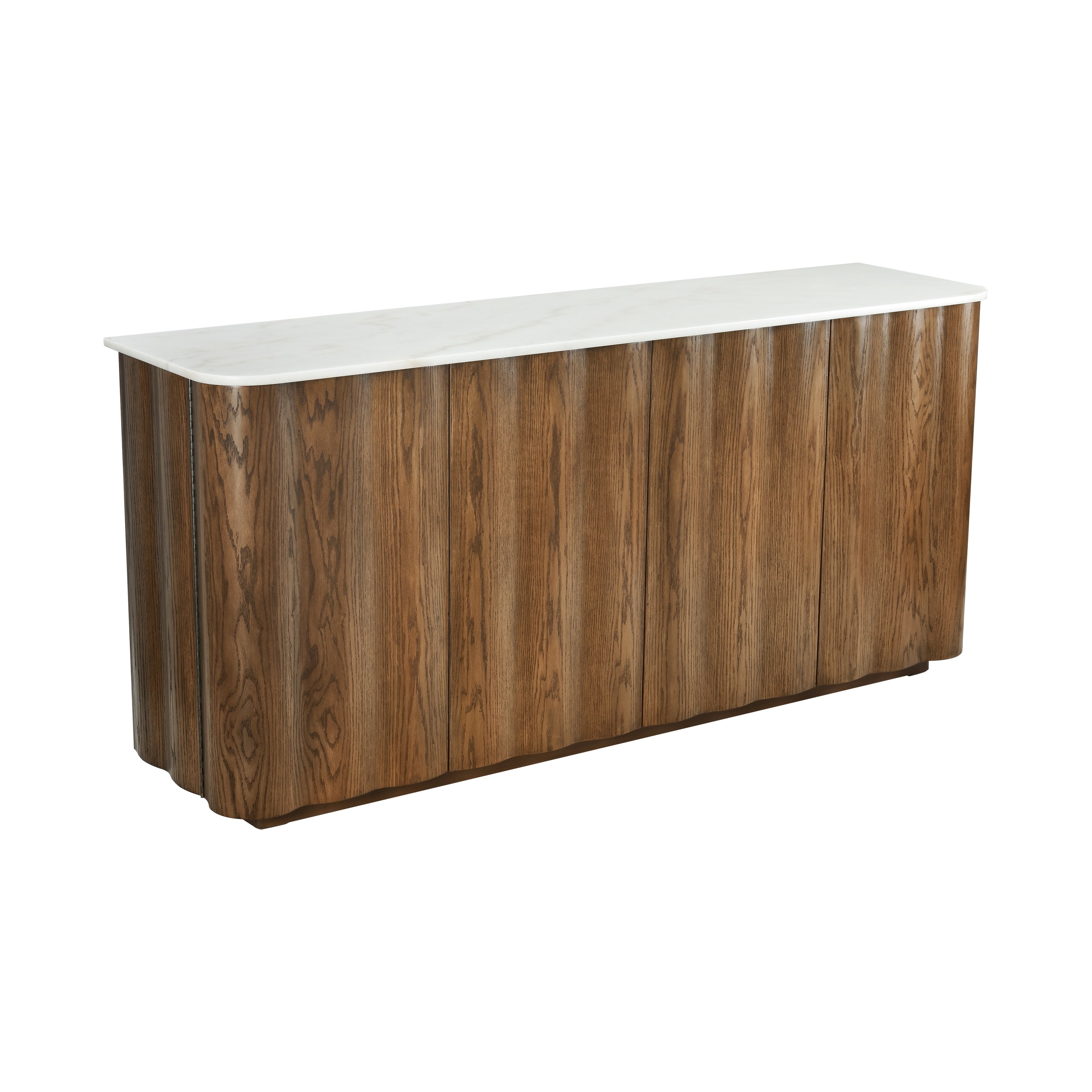 Atlas Woodside Credenza Medium Oak 73 Inch W
