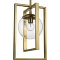 Atwell Collection Brushed Bronze One Light Pendant 15.75 X 16.34 X 11.81