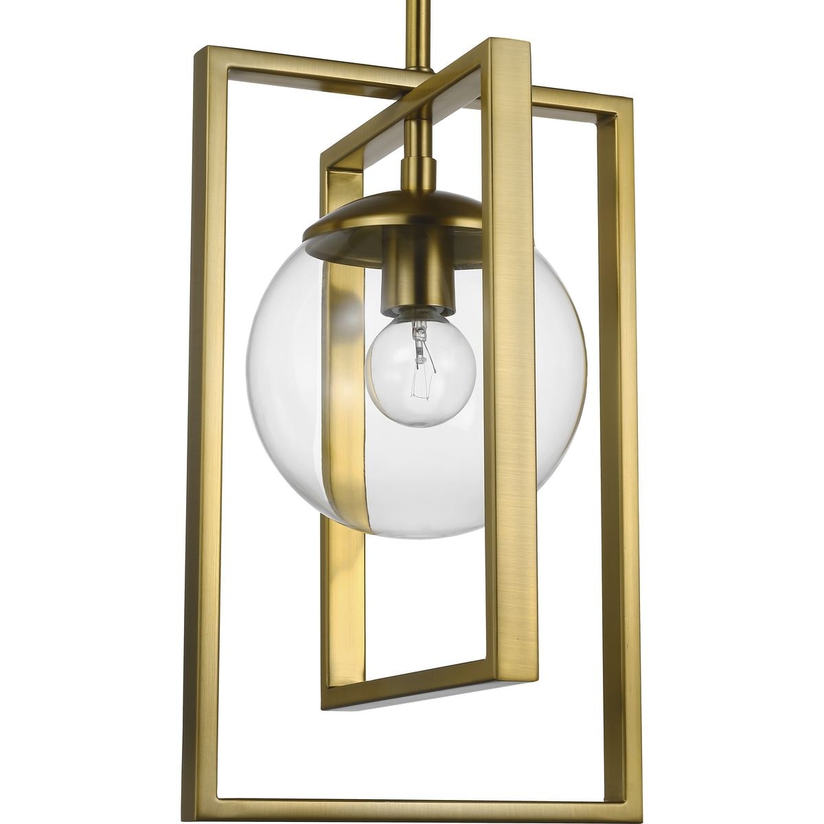 Atwell Collection Brushed Bronze One Light Pendant 15.75 X 16.34 X 11.81