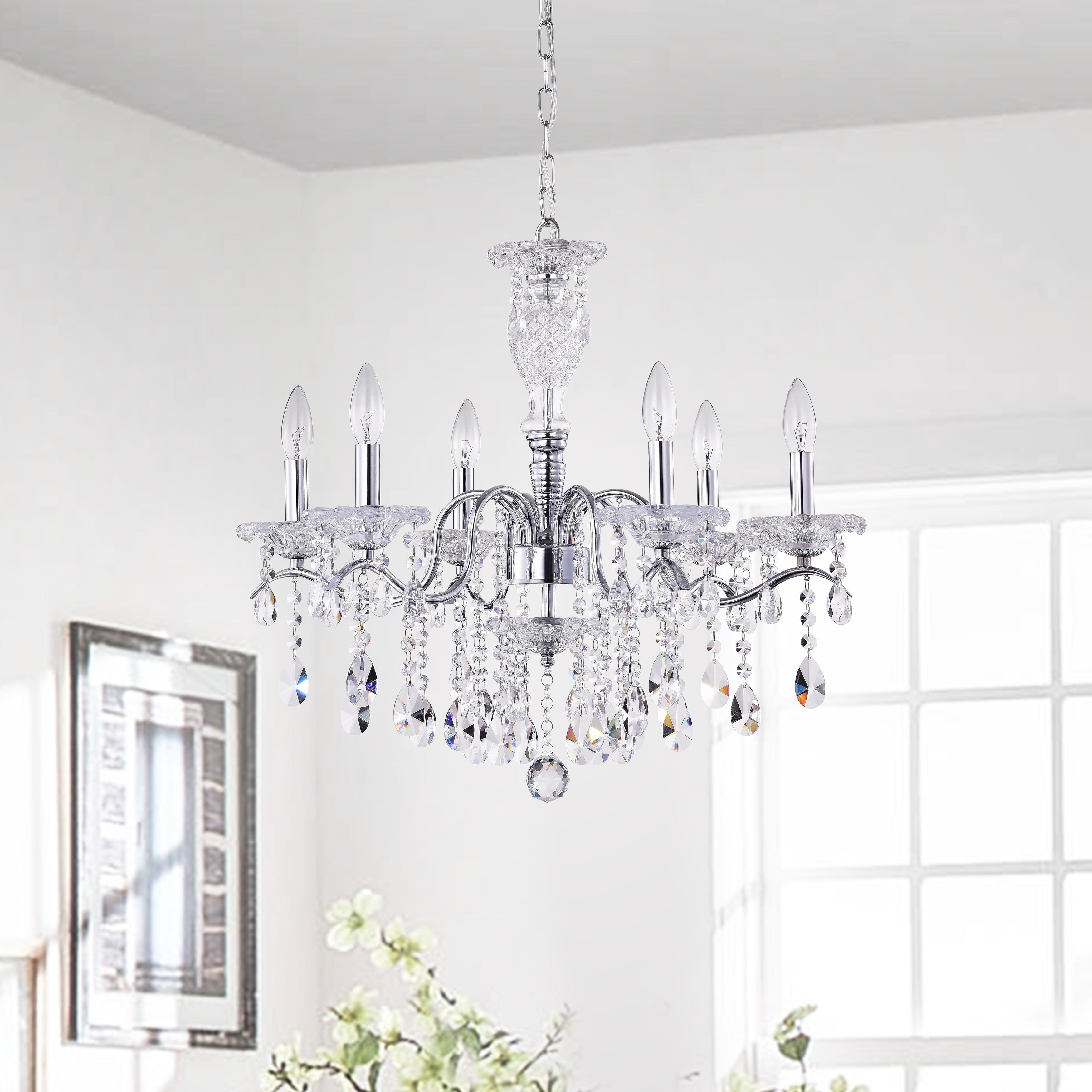 Aubriet 6 Light Candle Style Chandelier