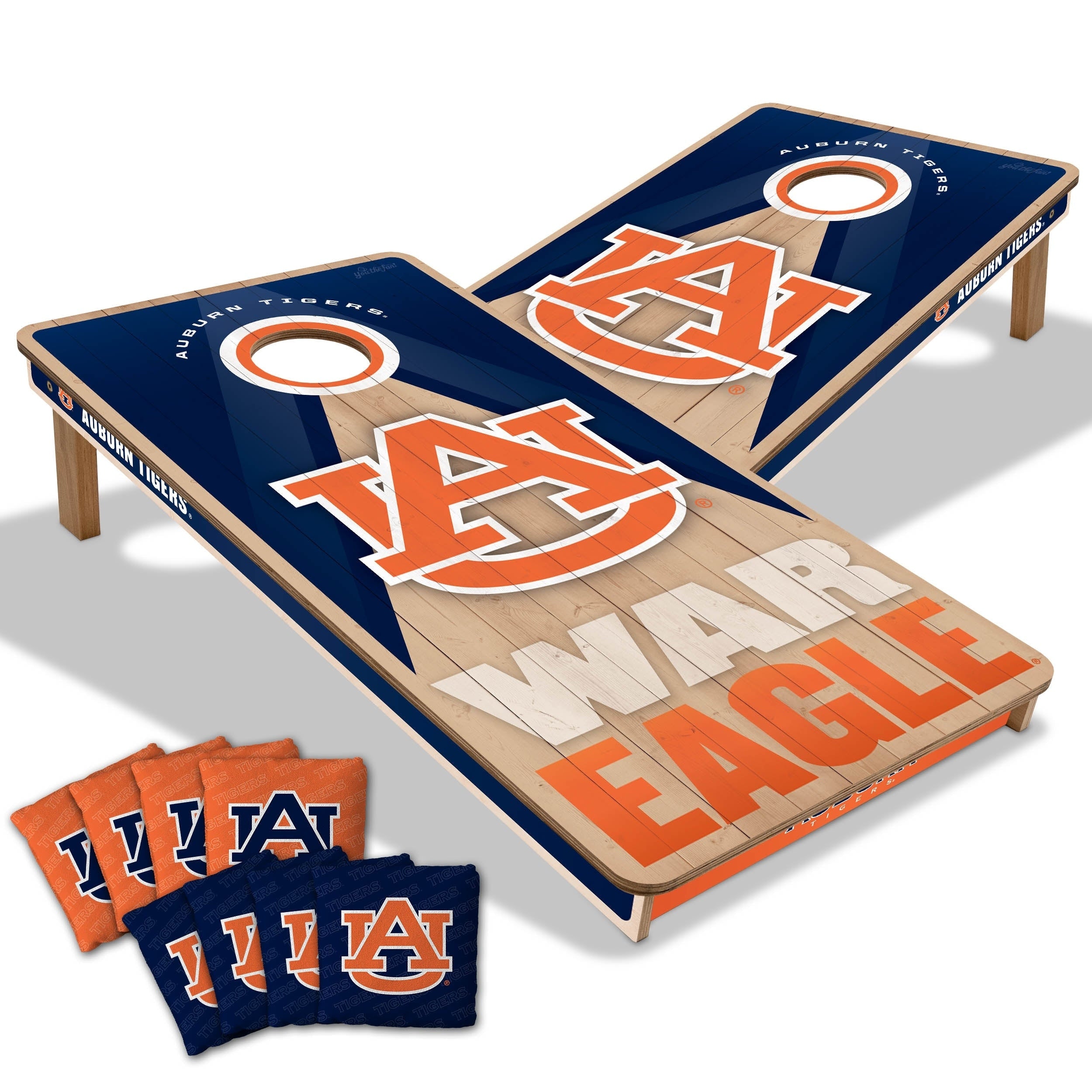 Auburn Tigers Ncaa 2X4 Professional Cornhole Board Set
