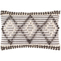 Audra Bohemian Textured 22X14 Inch Lumbar Throw Pillow Cover