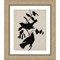 Audubon Silhouette No. 4 By Vision Studio Wood Framed Wall Art Print Astor Champagne