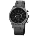 August Steiner Mens Swiss Quartz Multifunction Black Bracelet Watch