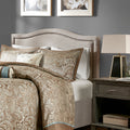 Madison Park Augusta Natural Upholstery Headboard