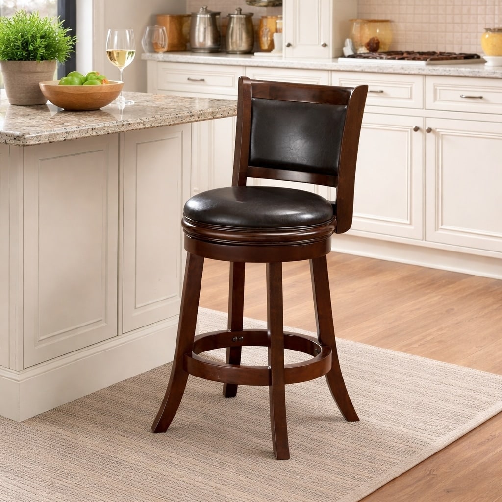Augusta 24 Inch Swivel Counter Stool