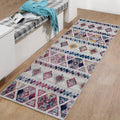 Aurelia Boho Blue Pink Runner Rug 2 X 6 Runner