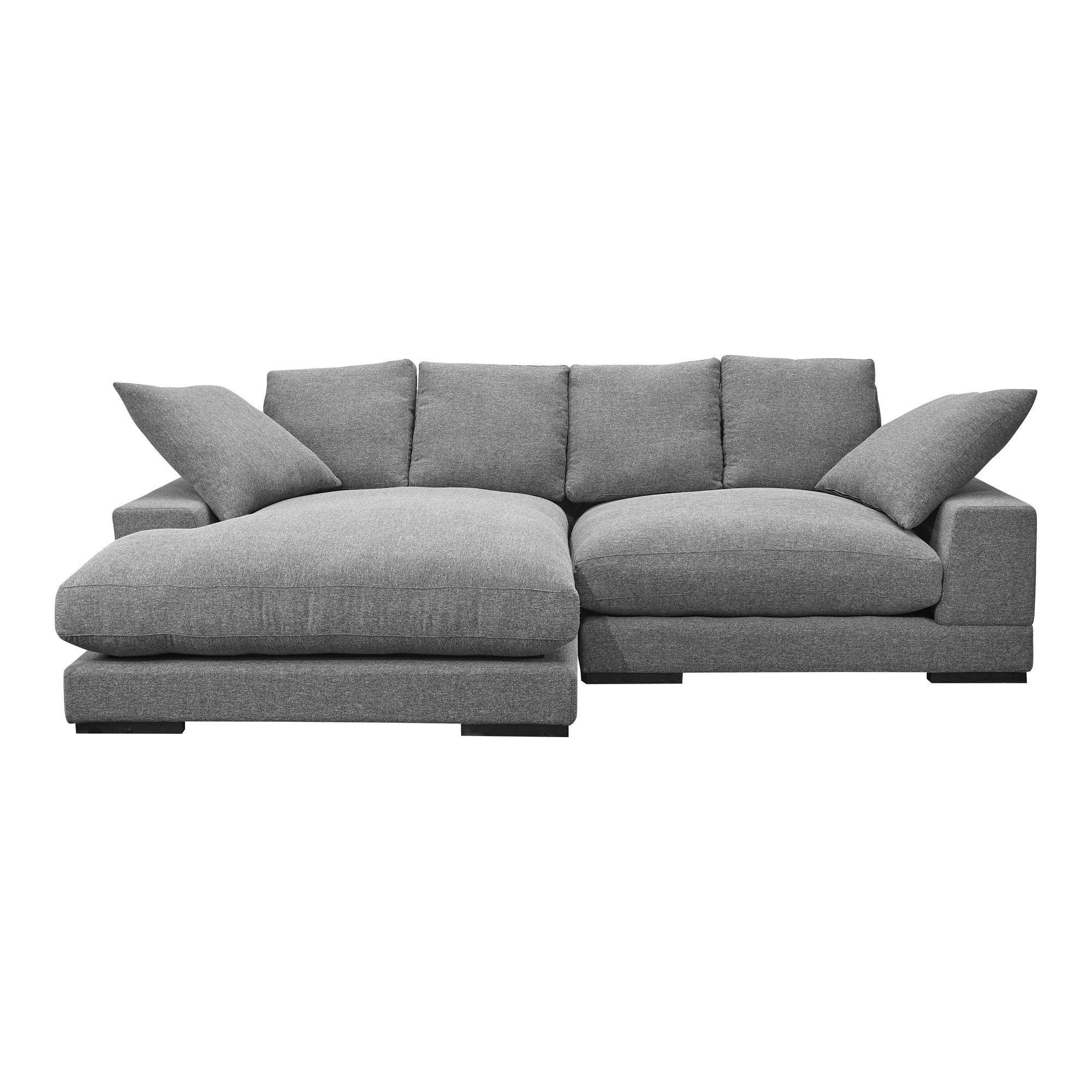 Aurelle Home Reversible Deep Seat Contemporary Sectional Sofa