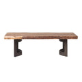 Aurelle Home Rustic Plank Coffee Table