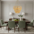 Auris 7 Light Rattan Tiered Chandelier Coastal Boho Handwoven 23 Wide