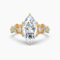 Auriya 14K Gold Lab Grown Diamond Marquise Luxe Twisted Vine Engagement Ring 1.61 5.61Ct. Tw. F G Vs