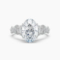 Auriya 14K Gold Lab Grown Diamond Oval Luxe Twisted Vine Engagement Ring 1.61 5.61Ct. Tw. F G Vs