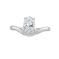 Auriya 14K Gold Lab Grown Diamond Ring 0.88Ctw Lab Grown Diamond