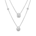 Auriya 14K Gold Lab Grown Halo Diamond Pendant Necklace 2.50Ct. Tw. F G Vs