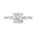 Auriya 14K Gold Tapered Cushion Lab Grown Diamond Engagement Ring 1.12 5.28Ct. Tw. F G Vs