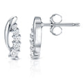 Auriya 14K Gold 1 2Ct Tdw Diamond Journey Earrings H I Si1 Si2