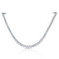 Auriya 14K Gold 16Ct Tdw Diamond Riviera Tennis Necklace H I Si1 Si2