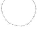 Auriya 14K Gold Lab Grown Marquise Diamond Station Necklace 8.66 Ct. Tw. F G Vs