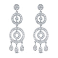 Auriya 14K White Gold 1 1 2Ct Tdw Diamond Chandelier Earrings H I Si1 Si2