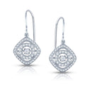 Auriya 14K White Gold 1 2Ct Tdw Dancing Stone Diamond Earrings H I I1 I2