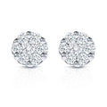 Auriya 14K White Gold 1 4Ct Tdw Diamond Composite Stud Earrings