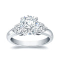 Auriya 2 Carat Tw Round 3 Stone Diamond Ring 14K White Gold