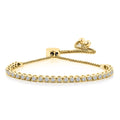 Auriya Adjustable 1Ctw Diamond Bolo Bracelet 14K Gold