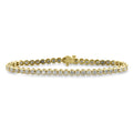 Auriya 14K Gold 6.5 To 8.5 Inch 3Ct Tdw Round Diamond Tennis Bracelet