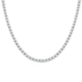 Auriya 14K Gold 9Ct Tdw Round Diamond Tennis Necklace White H I