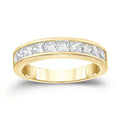 Auriya Princess Cut Channel Diamond Wedding Band 1Ct Tdw 14K Gold