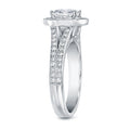 Auriya Vintage Inspired 2Ct Tdw Cushion Cut Diamond Halo Engagement Ring 14K White Gold