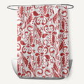 Aurora Floral Print Shower Curtain