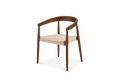 Austen Dining Arm Chair, Walnut Stain