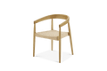 Austen Dining Arm Chair, White Wash