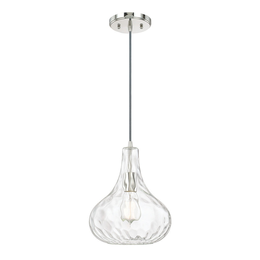 Urban 1 Light Polished Nickel Pendant