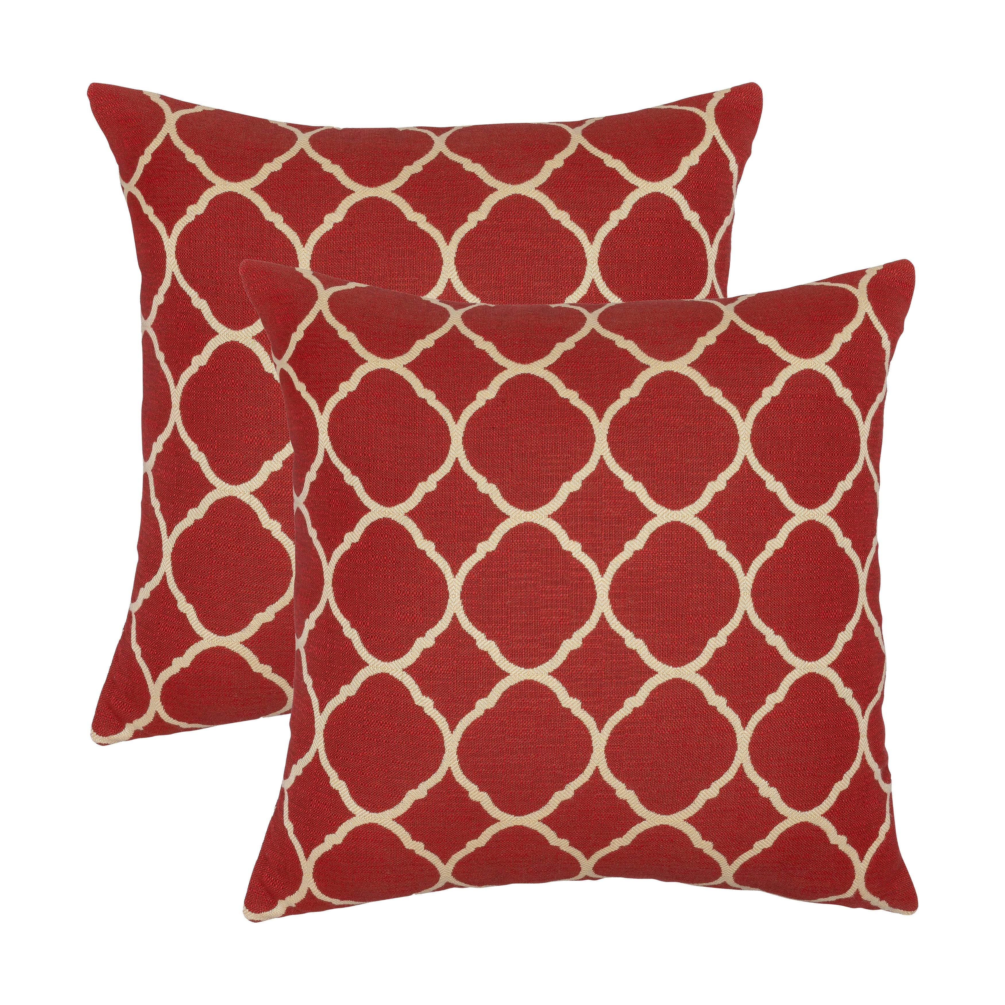 Austin Horn Classics Accord Crimson 18 Inch Pillow Set Of 2