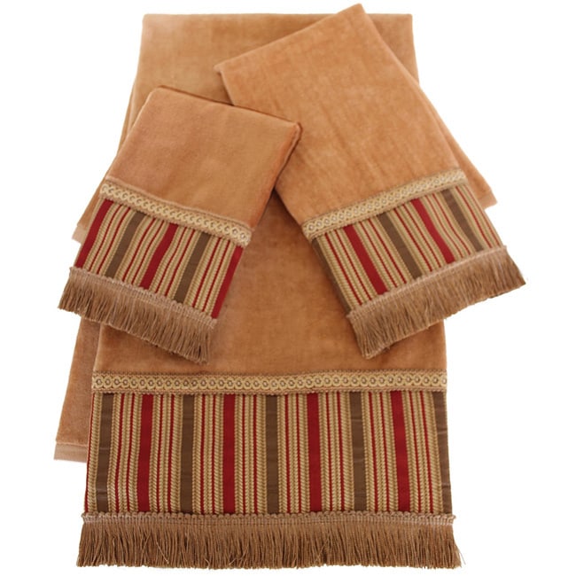 Austin Horn Classics Botticelli Embellished 3 Piece Towel Set