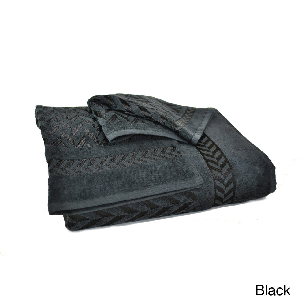Austin Horn Classics Milano Jacquard 3 Piece Towel Set