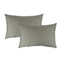 Austin Horn Classics Sunbrella Spectrum Dove Boudoir Outdoor Throw Pillows Set Of 2