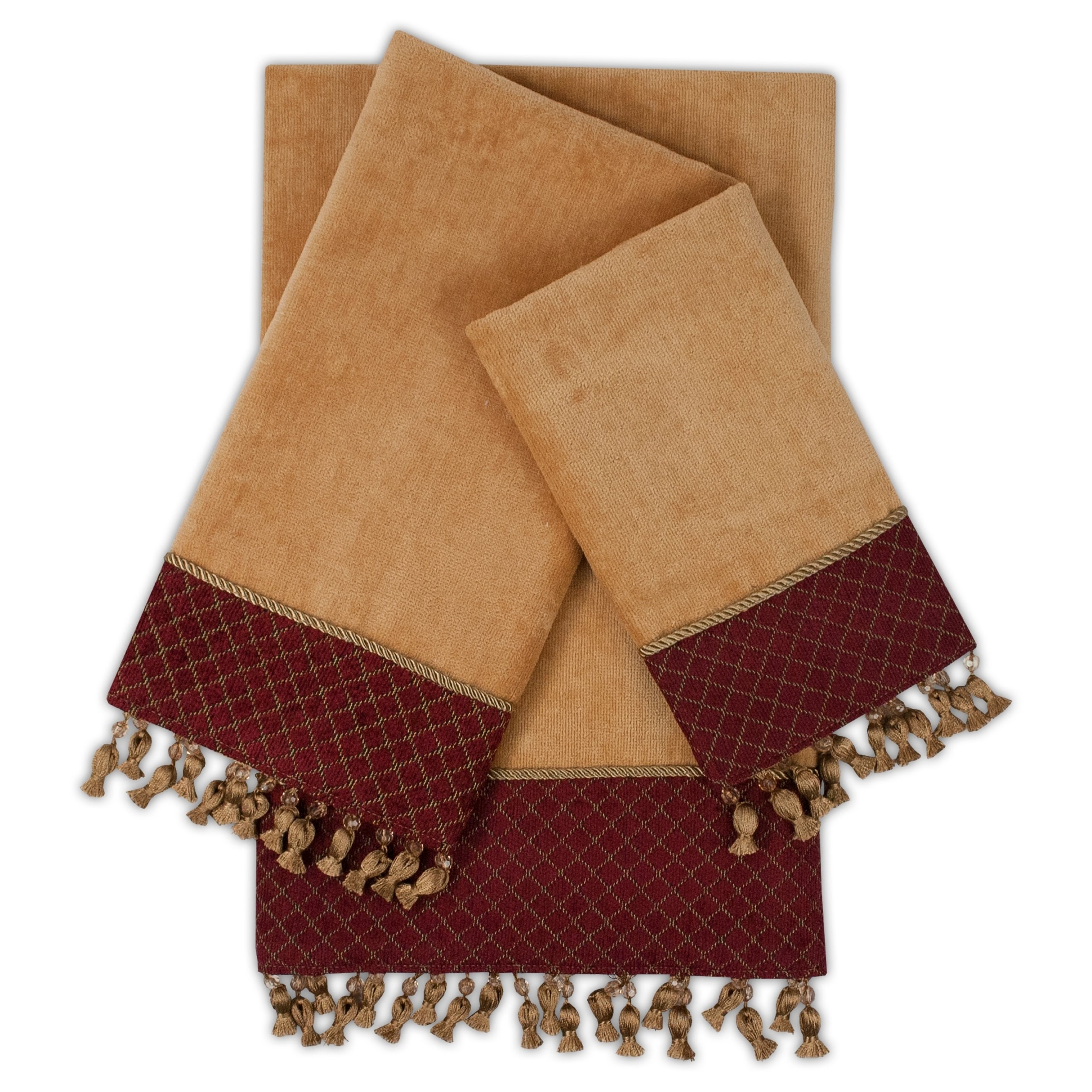 Austin Horn Montecito 3 Piece Embellished Towel Set