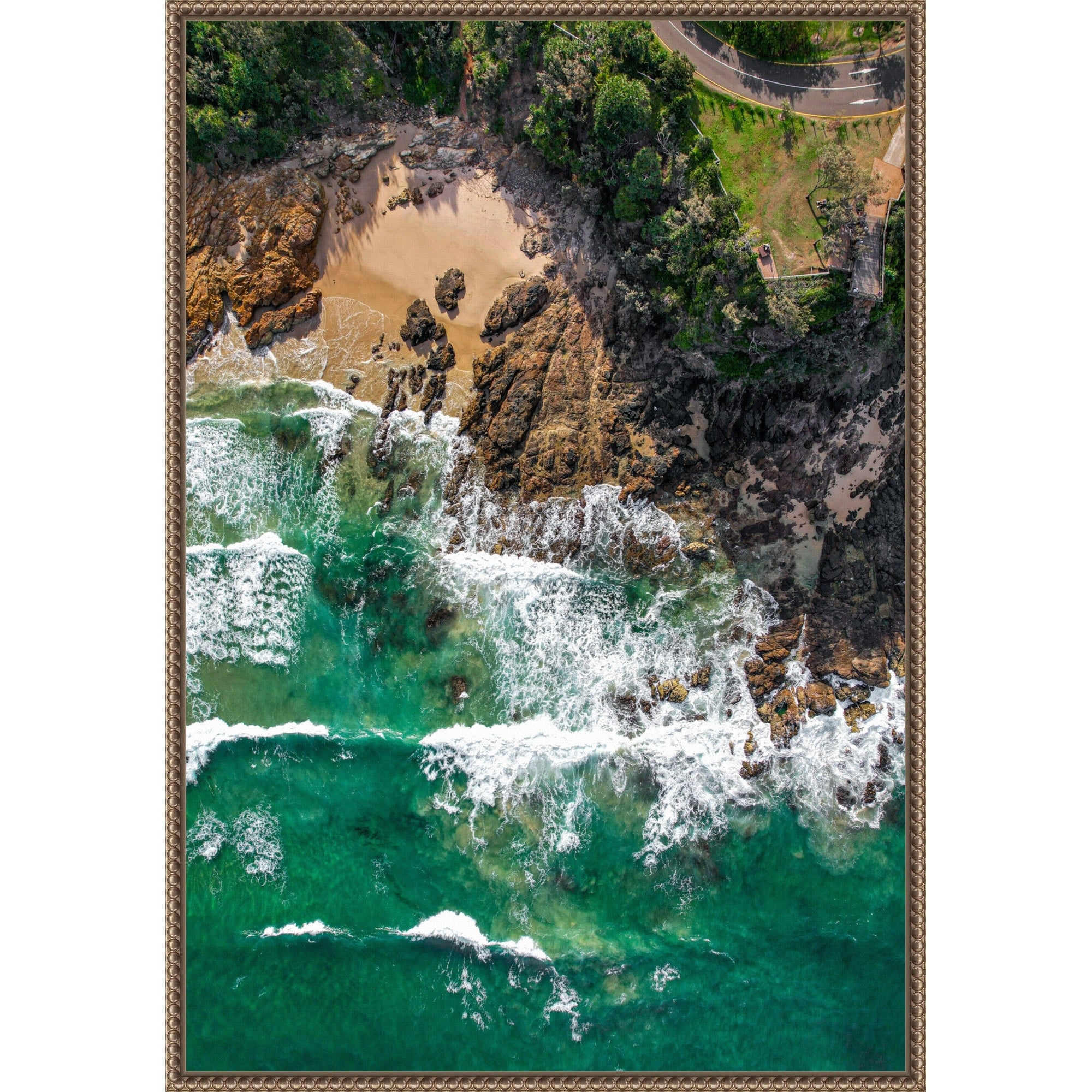 Australian Coast By Martin Blahak Framed Canvas Wall Art