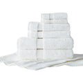 Authentic Hotel And Spa Turkish Cotton 7 Piece Towel Set With Bath Mat