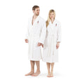 Authentic Hotel Spa Unisex Turkish Cotton Terry Bath Robe With Snowman